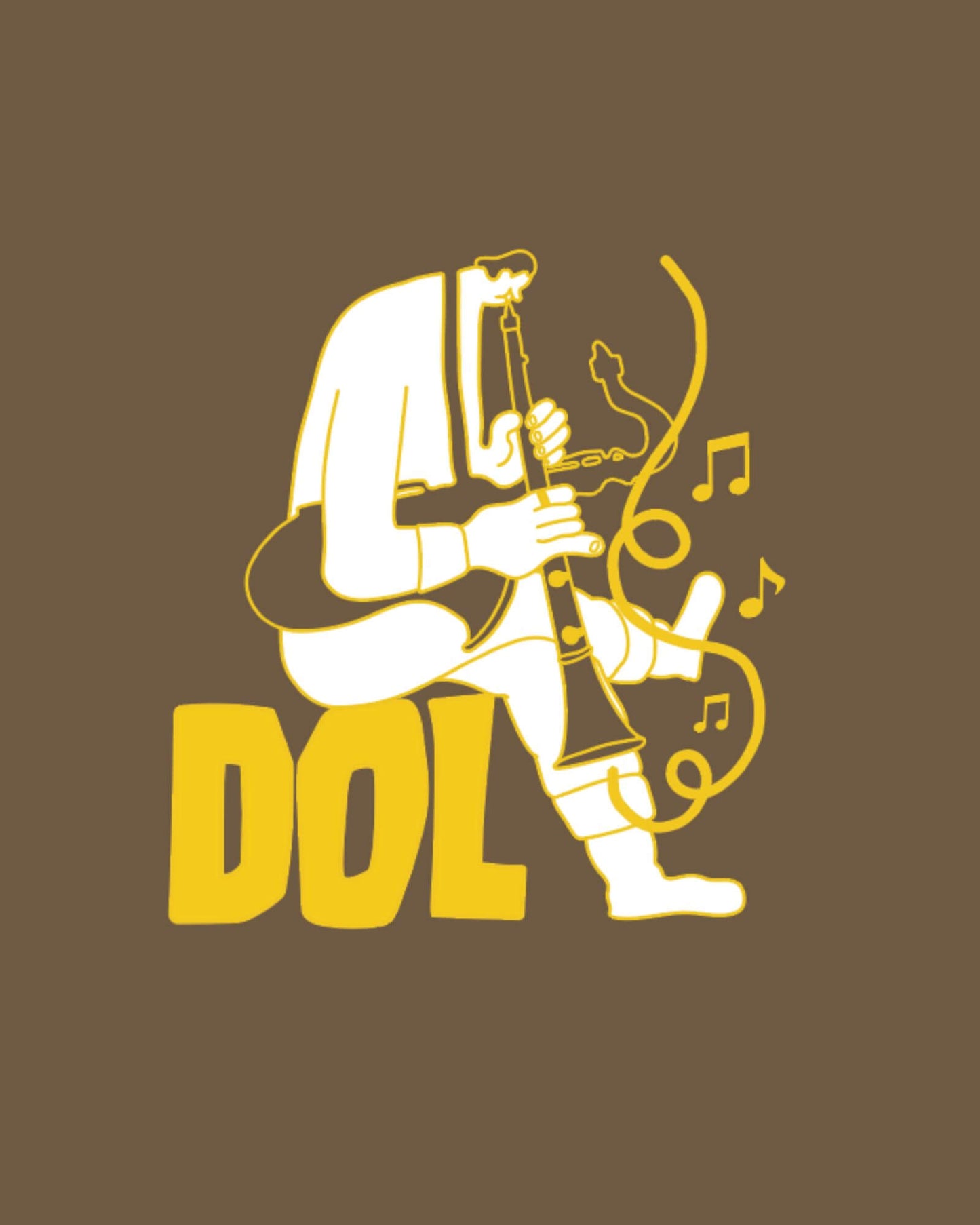 Sax 'n' Soul Graphic Tee - Walnut