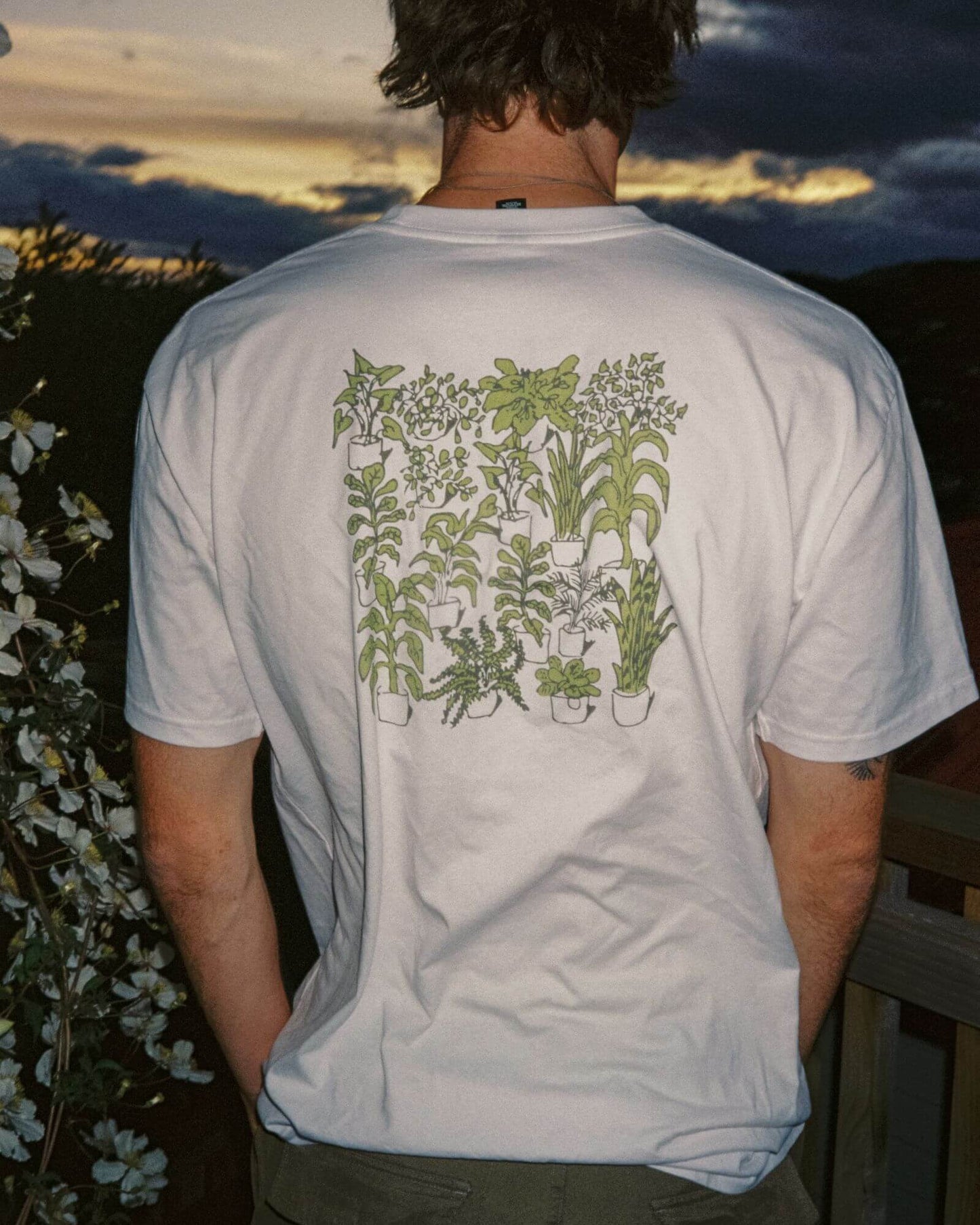 House Plant Graphic Tee - White