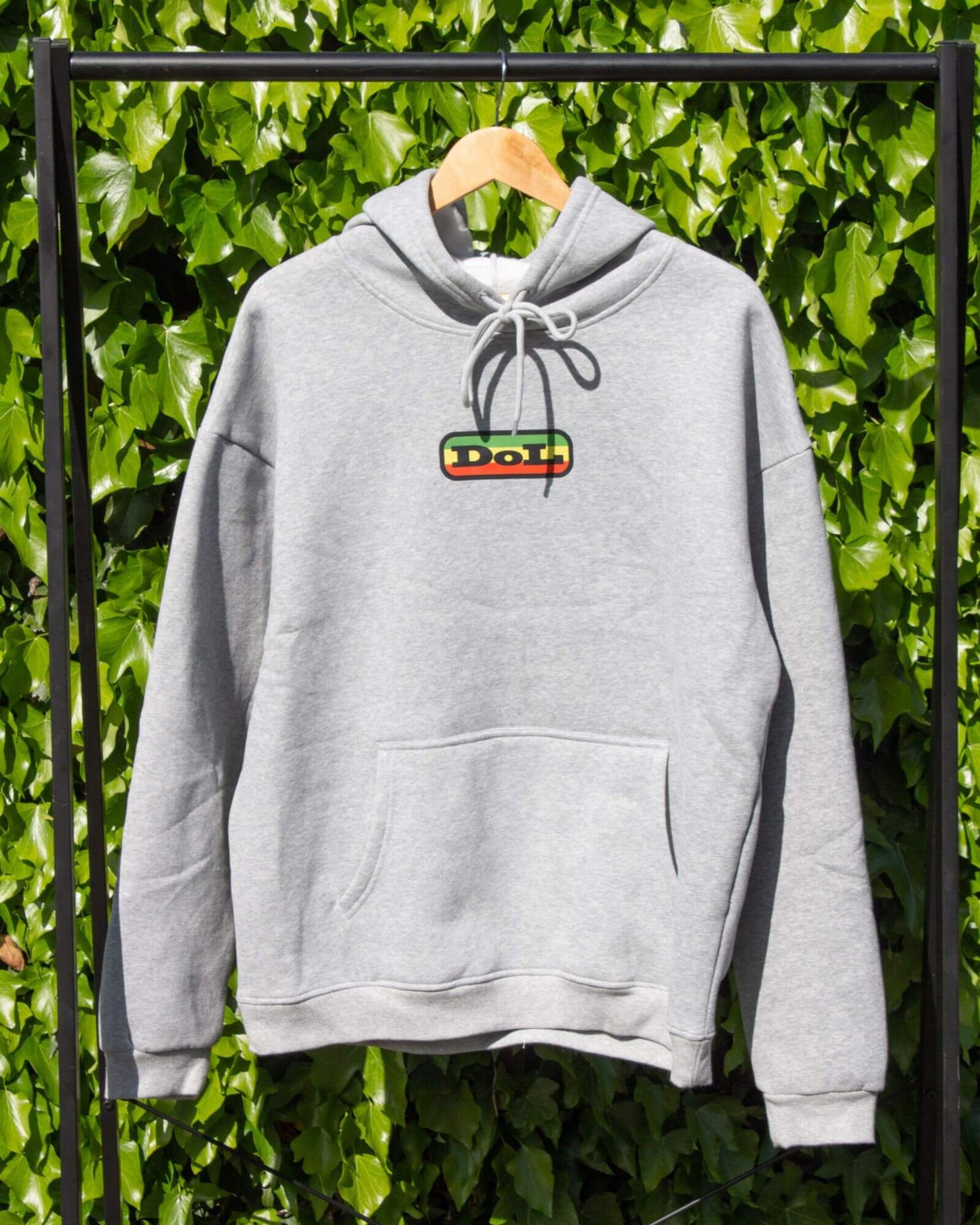 Rasta Graphic Hoodie - Grey