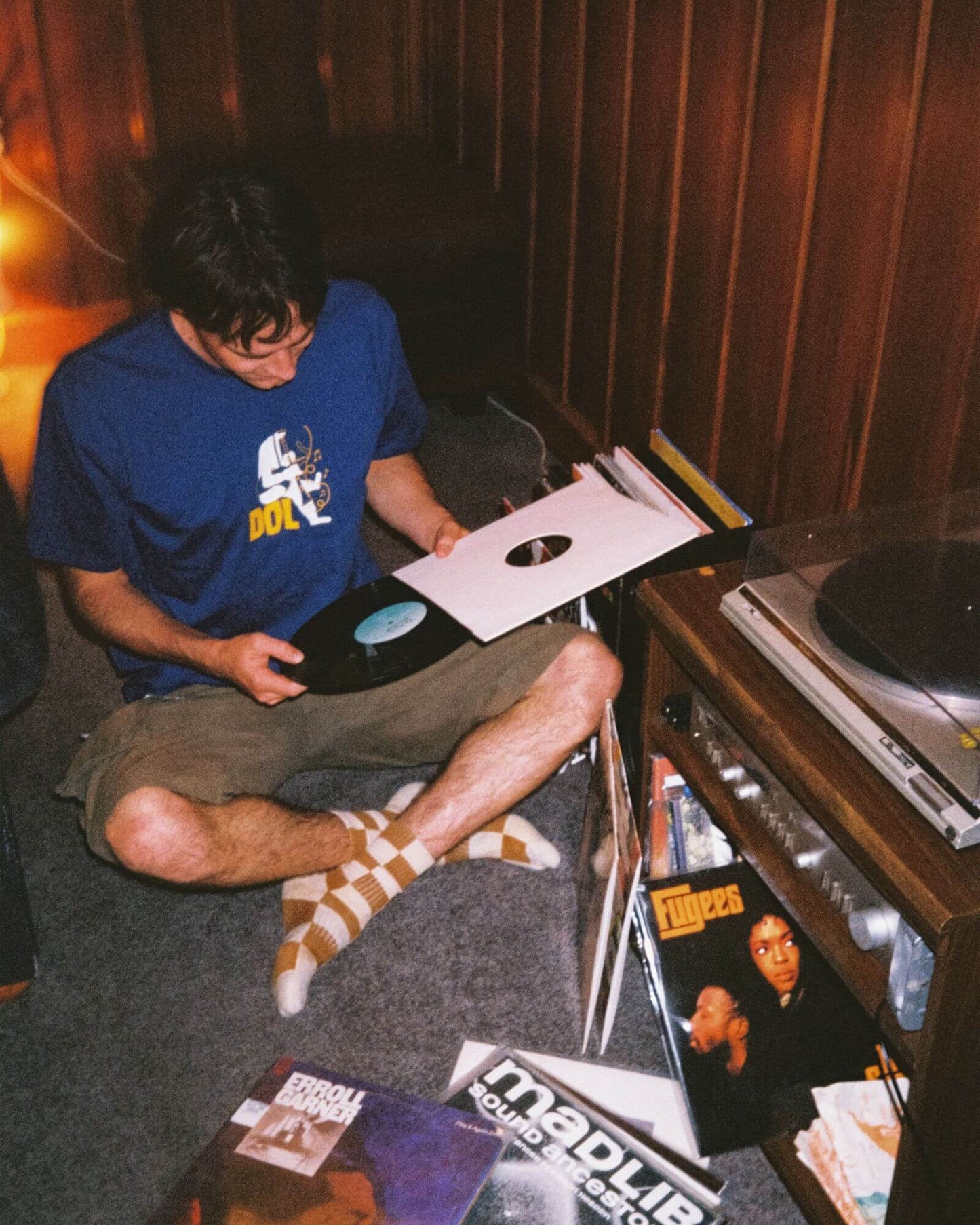 Sax 'n' Soul Graphic Tee - Navy