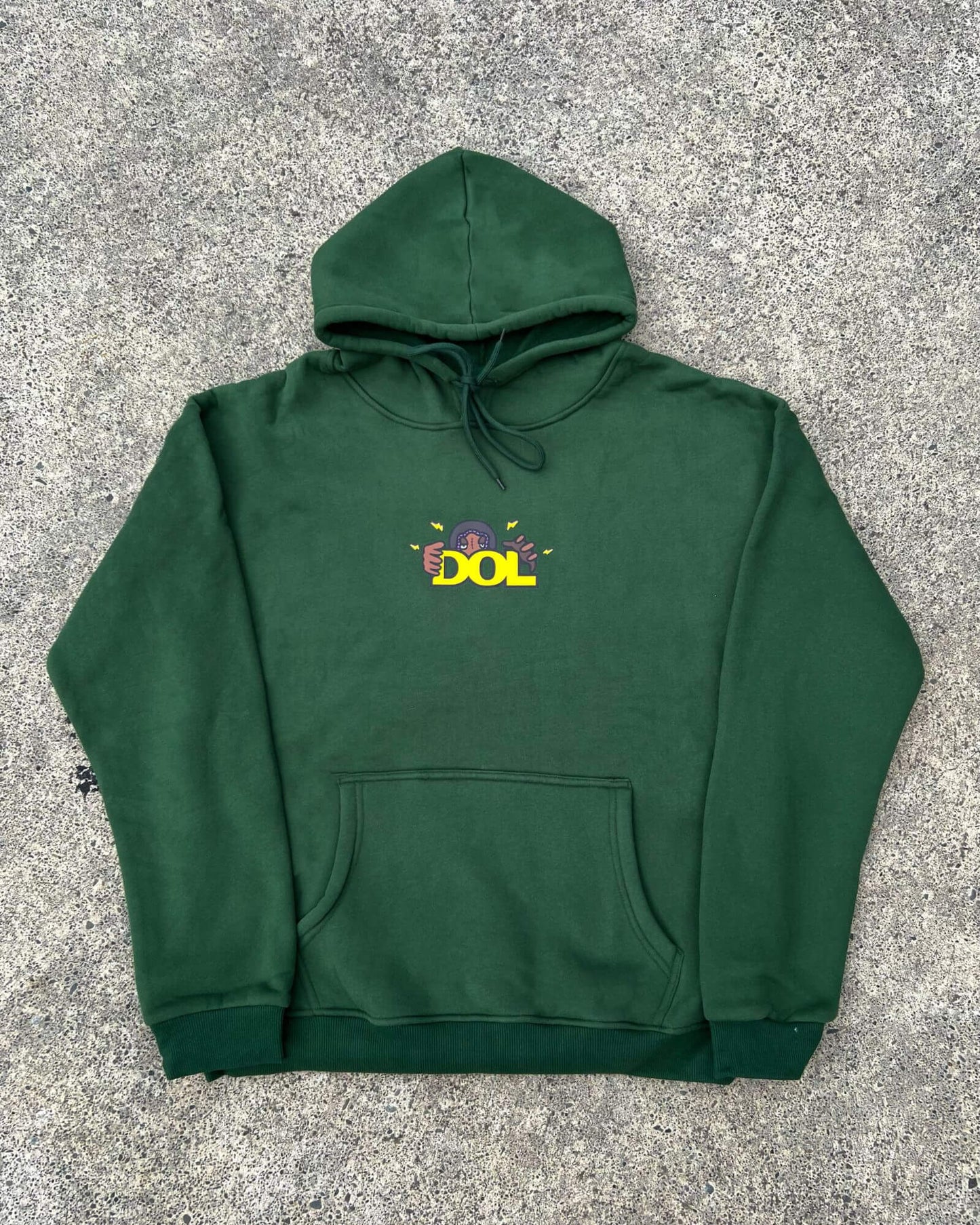 Voodoo Graphic Hoodie - Green