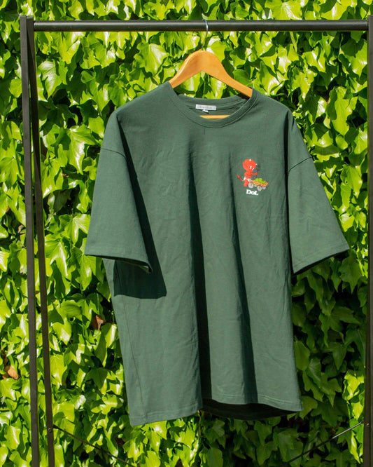 Devils Lettuce Graphic Tee - Dark Fern