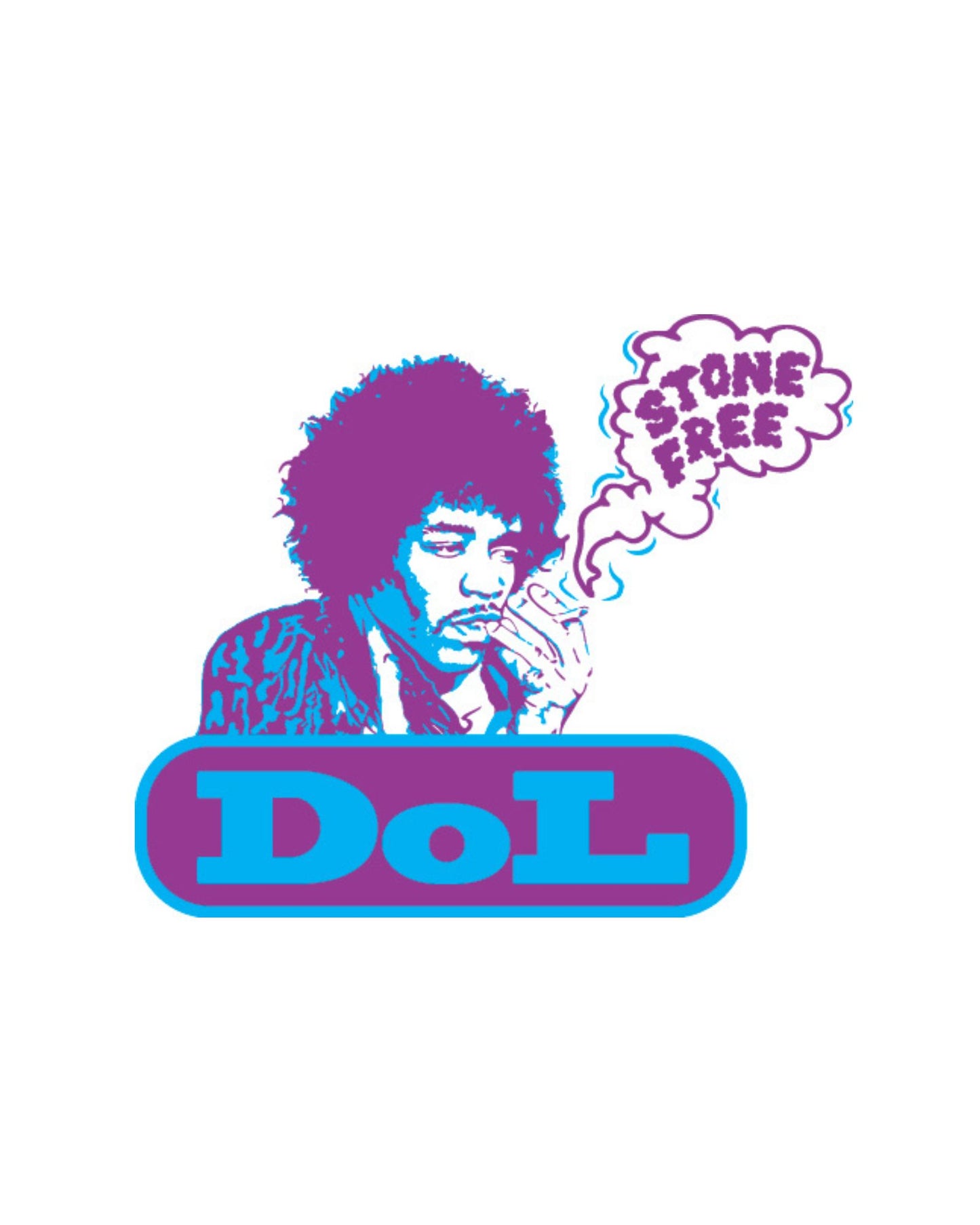 Stone Free Graphic Tee - Black